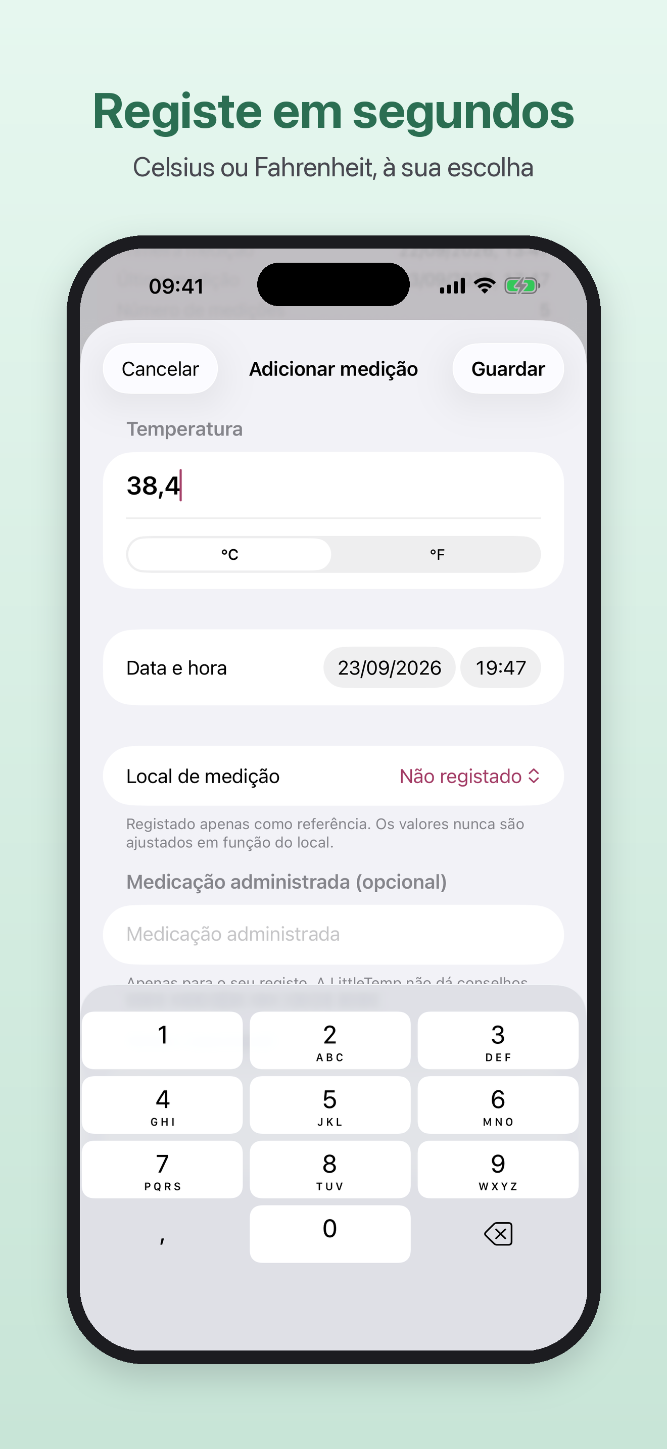 Adicionar uma medição de temperatura na LittleTemp